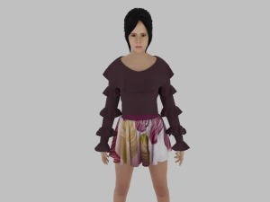 Realistic Woman 3D Model
