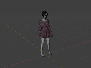 Realistic Woman 3D Model