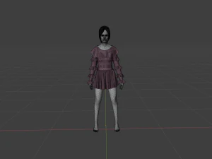 Realistic Woman 3D Model