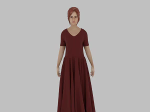 Lady Woman 3D Model