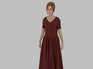 Lady Woman 3D Model
