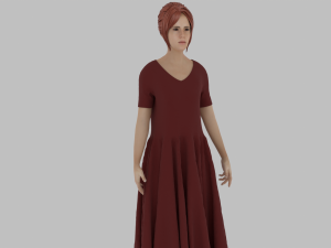 Lady Woman 3D Model
