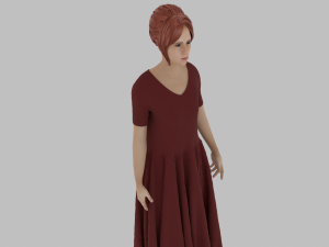 Lady Woman 3D Model