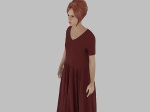 Lady Woman 3D Model