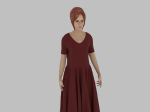 Lady Woman 3D Model