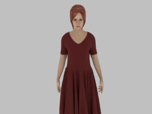 Lady Woman 3D Model