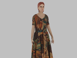 Realistic Lady Woman 3D 模型