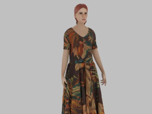 Realistic Lady Woman 3D Model