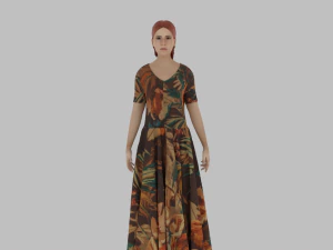 Realistic Lady Woman 3D Model