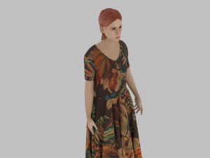 Realistic Lady Woman 3D Model