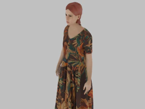 Realistic Lady Woman 3D Model