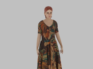 Realistic Lady Woman 3D 模型