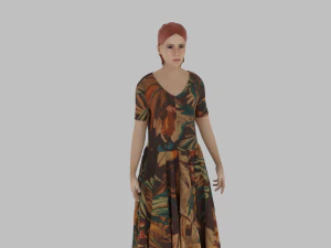 Realistic Lady Woman 3D Model