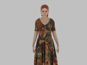 Realistic Lady Woman 3D Model