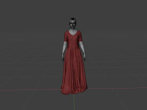 Realistic Lady Woman 3D Model