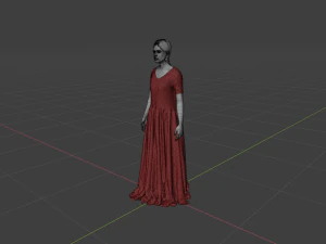 Realistic Lady Woman 3D Model