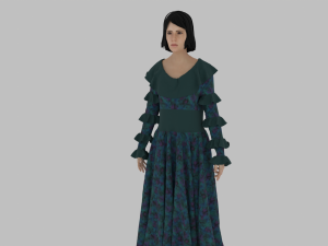Female Character Model 3D