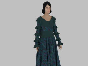 Kadın Karakter 3D Model