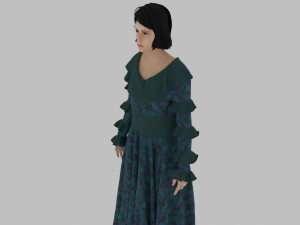 Female Character Model 3D