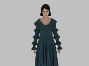 Female Character Model 3D