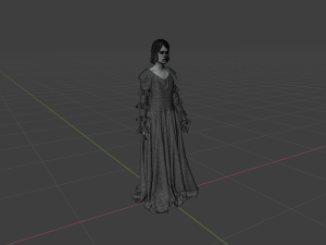 Female Character Model 3D