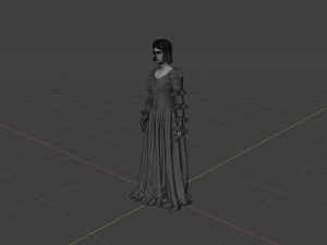 Female Character Model 3D