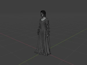 Kadın Karakter 3D Model
