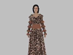 Woman Character 3D Model