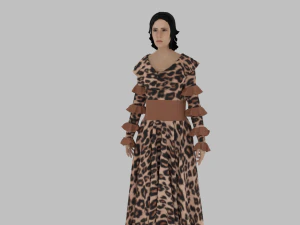 Woman Character 3D Model