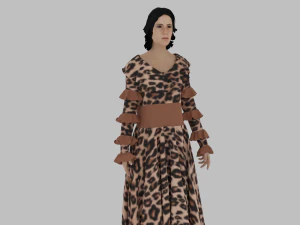 Woman Character 3D Model