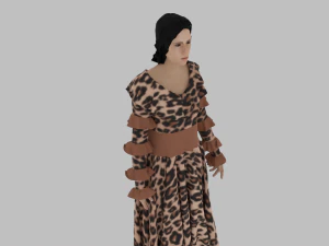 Woman Character 3D Model