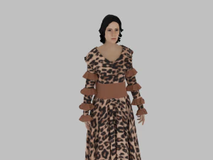 Woman Character 3D Model