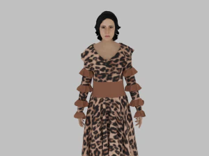 Woman Character 3D Model