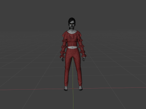 Realistic Girl Character Model 3D