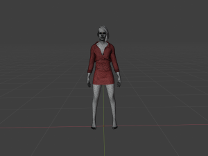 Sexy Business Woman Modello 3D