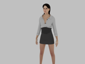 Business Woman Modello 3D