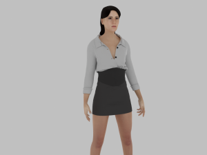 Business Woman Modello 3D