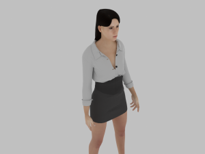 Business Woman Modello 3D