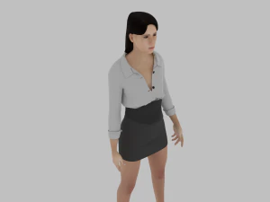 Business Woman 3D Model