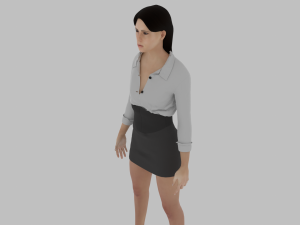 Business Woman Modello 3D