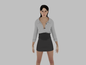 Business Woman Modello 3D
