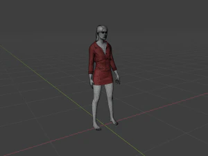 Business Woman 3D Model