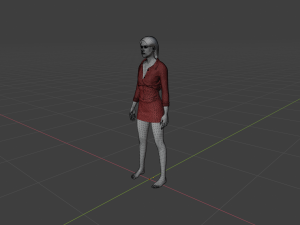 Business Woman Modello 3D