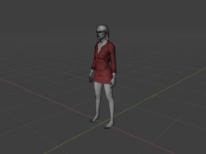 Business Woman 3D Model