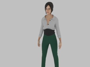 Woman of the 1980s 3D 模型