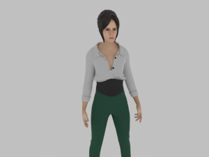 Woman of the 1980s 3D 模型