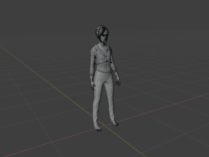 Woman of the 1980s 3D 模型