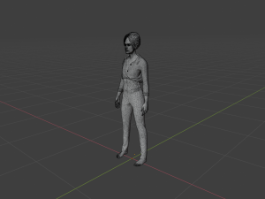 Woman of the 1980s 3D 模型