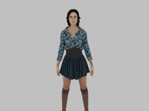 Sexy Woman - Female Character 3D Model