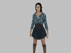 Sexy Woman - Female Character 3D Model